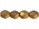 Fire-Polish 6mm : ColorTrends: Saturated Metallic Ceylon Yellow (25pcs)