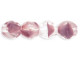 Fire-Polish 6mm : Amethyst-Crystal (25pcs)