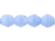 Fire-Polish 6mm : Lt Blue Coral (25pcs)