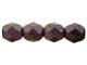 Fire-Polish 6mm : Polychrome - Pink Olive (25pcs)
