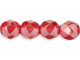 Fire-Polish 6mm : Luster - Ruby (25pcs)