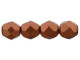 Fire-Polish 6mm : Matte - Metallic Antique Copper (25pcs)