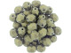 Fire-Polish 6mm : Sueded Gold Tanzanite (25pcs)