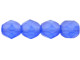 Fire-Polish 6mm : Sueded Gold Sapphire (25pcs)