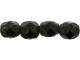 Fire-Polish 6mm : Jet - Stone Picasso (25pcs)