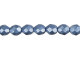 Fire-Polish 8mm : ColorTrends: Saturated Metallic Neutral Gray (25pcs)