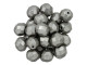 Fire-Polish 8mm : ColorTrends: Saturated Metallic Frost Gray (25pcs)