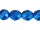 Fire-Polish 8mm : ColorTrends: Saturated Metallic Galaxy Blue (25pcs)