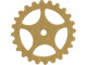 25mm Sprocket Blank - Raw Brass (12 Pieces)