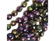Fire-Polish 8mm : Iris - Purple (25pcs)
