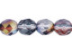 Fire-Polish 8mm : Luster - Amethyst/Blue/Crystal (25pcs)