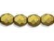 Fire-Polish 8mm : Matte - Metallic Aztec Gold (25pcs)