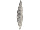 Silver Plated Filigree, Marquise, 64x27mm (6 Pieces)
