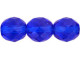 Fire-Polish 10mm : Sapphire (25pcs)