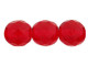 Fire-Polish 10mm : Siam Ruby (25pcs)