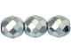 Fire-Polish 12mm : Silver (25pcs)