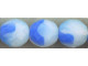 Fire-Polish 12mm : Arctic Blue/Milky White (25pcs)