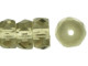 Fire-Polish 6 x 3mm - Rondelle : Black Diamond (50pcs)