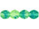 German Style Triangle 6mm : Green/Blue (25pcs)