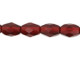 Fire-Polish 6/4mm - Oval: Ruby (25pcs)
