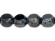 Antique Style Triangle 8mm : Jet - Picasso (25pcs)