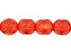 Pearl Coat - Fire-Polish 6mm : Coated - Salmonberry (75pcs)