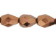 Fire-Polish 7 x 5mm - Teardrop : Dk Bronze (25pcs)