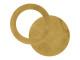Brass Blank, Circle with Circle Window (10 set pack)