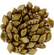 Matubo GemDuo 8x5mm 2-Hole Bead Opaque Yellow - Bronze Picasso (2.5-Inch Tube)