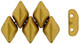 Matubo GemDuo 8x5mm 2-Hole Bead Matte - Metallic Antique Gold (2.5-Inch Tube)