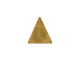 Brass Blank, Triangle, 11x10mm (12 Pieces)