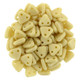 CzechMates Triangle 6mm Tube 2.5" : Sueded Gold Opaque Lt Beige