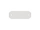 Sterling Silver Blank, Octagon, Two Hole, 7x18mm (Each)