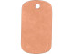 24ga Copper Blank, Dog Tag with Hole, 30x16mm (Each)