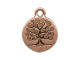 16mm TierraCast Tree of Life Charm - Antiqued Copper Britannia Pewter (10 Pieces)