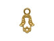 JBB Findings Cast Charm, Hamsa Hand - Brass Plated (Each)