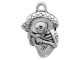 TierraCast Antiqued Silver Plated Charm, Guitarro (ten)