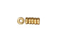TierraCast Gold Plated Heishi Beads, 4mm Heishi (hundred)