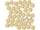 TierraCast Gold Plated Heishi Beads, 4mm Heishi (hundred)