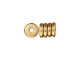 TierraCast Gold Plated Heishi Beads, 6mm Heishi (hundred)