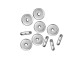 TierraCast Silver Plated Heishi Beads, 6mm Heishi (100 Pieces)