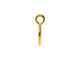 TierraCast Antiqued Gold Plated Buddha Charm (Each)