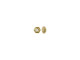 3mm TierraCast Faceted Heishi Spacer Beads - Gold Plated (hundred)