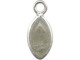 Labradorite/ Sterling Silver Charm, Navette Cabochon (12 Pieces)
