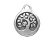 TierraCastAntiqued Silver Plated Bird in a Tree Charm (Each)