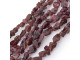 Garnet Gemstone Beads, Rough Nugget, 8-12mm (strand)
