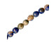 Orange Sodalite Gemstone Beads, Faceted Round, 8mm (strand)