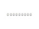 Sterling Silver Beads, Seamless, 2.5mm Round (100 Pieces)