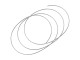 22ga Beadalon Memory Wire Coil, Large Oval Bracelet - Silver Plated Carbon Steel (.35ounce)