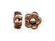 Handmade Copper Beads, Flower (strand)